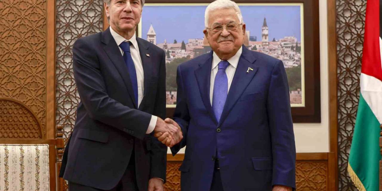 Blinken, Mahmud Abbas İle Görüştü