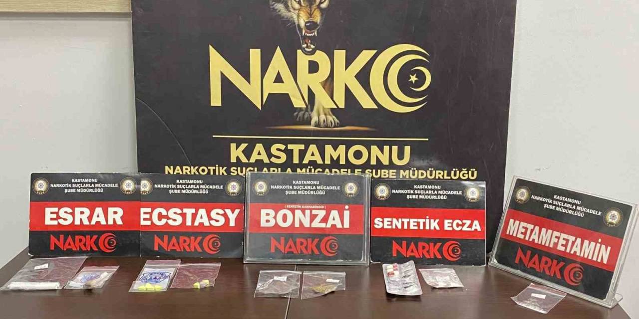 Kastamonu’da Uyuşturucuyla Yakalanan