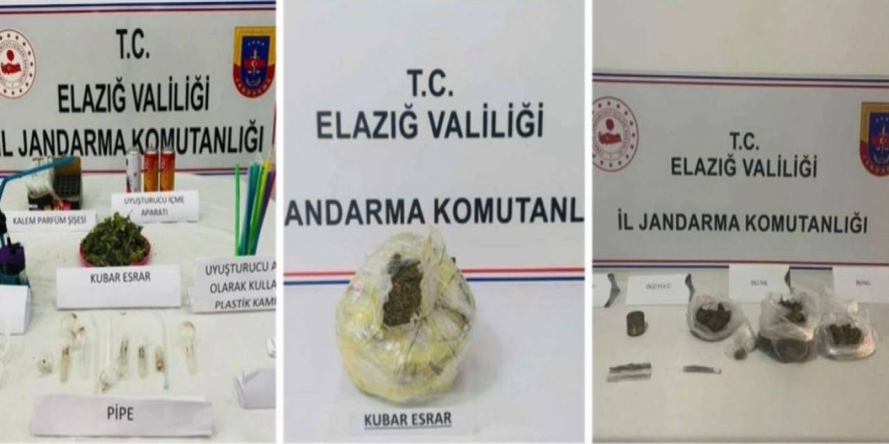 Elazığ’da Jandarma Uyuşturucuya Geçit Vermiyor