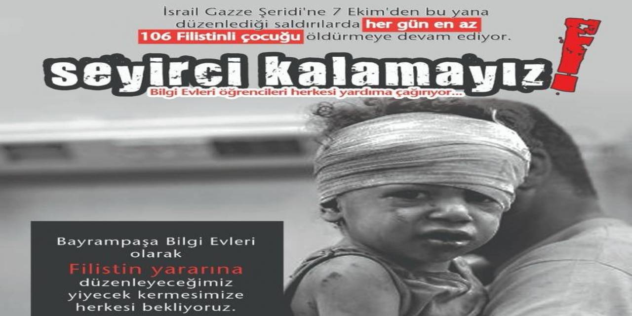 Bayrampaşalı Çocuklardan Gazzeli Çocuklar İçin Yardım Programı