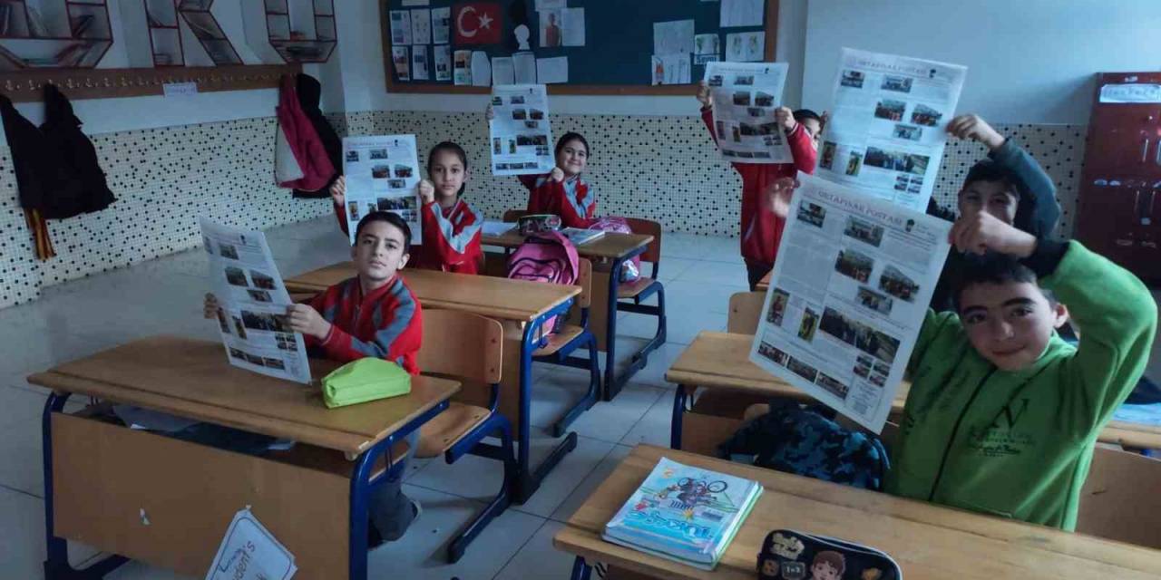 Çocuklar Kendi Okul Gazetelerini Çıkardı