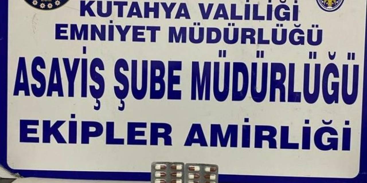 Kütahya’da Polisin Bölge Uygulamasında Uyuşturucu Hap Ele Geçirildi