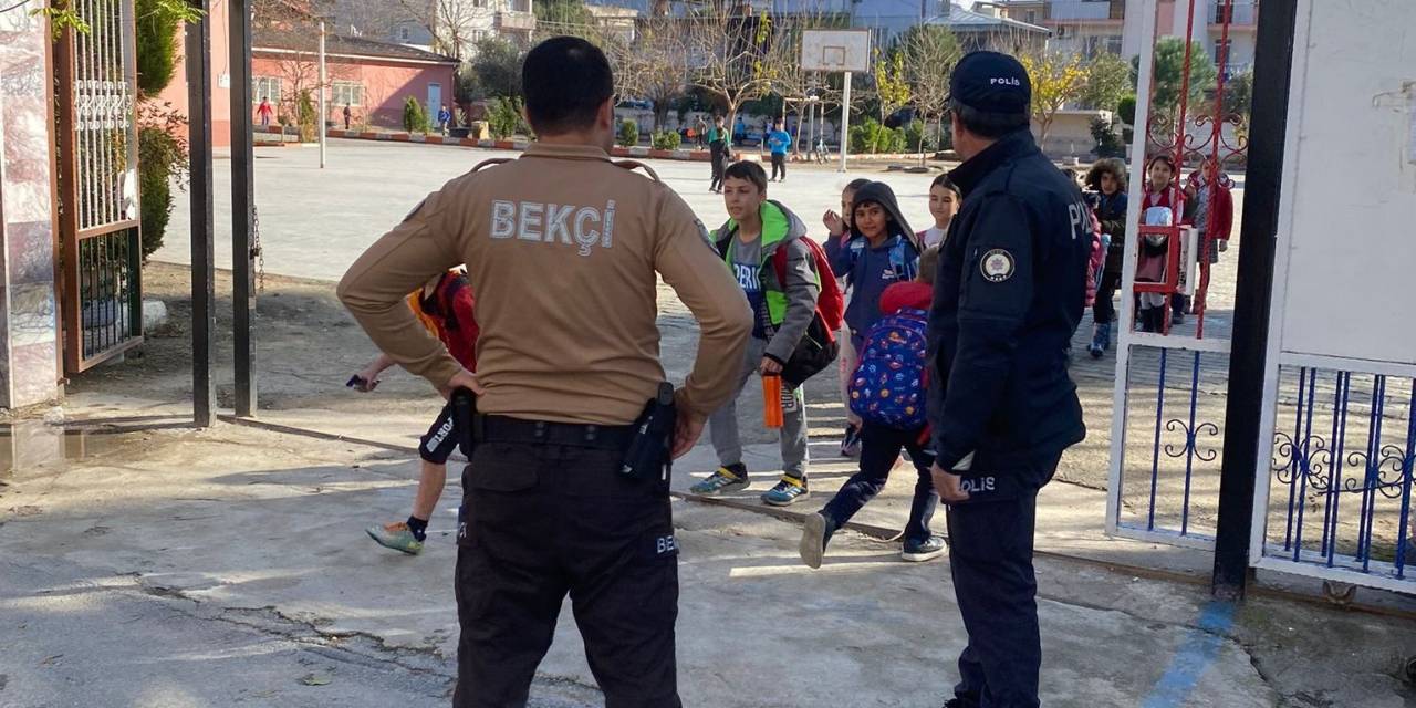 Çine’de Okul Önleri Polisle Güvenli