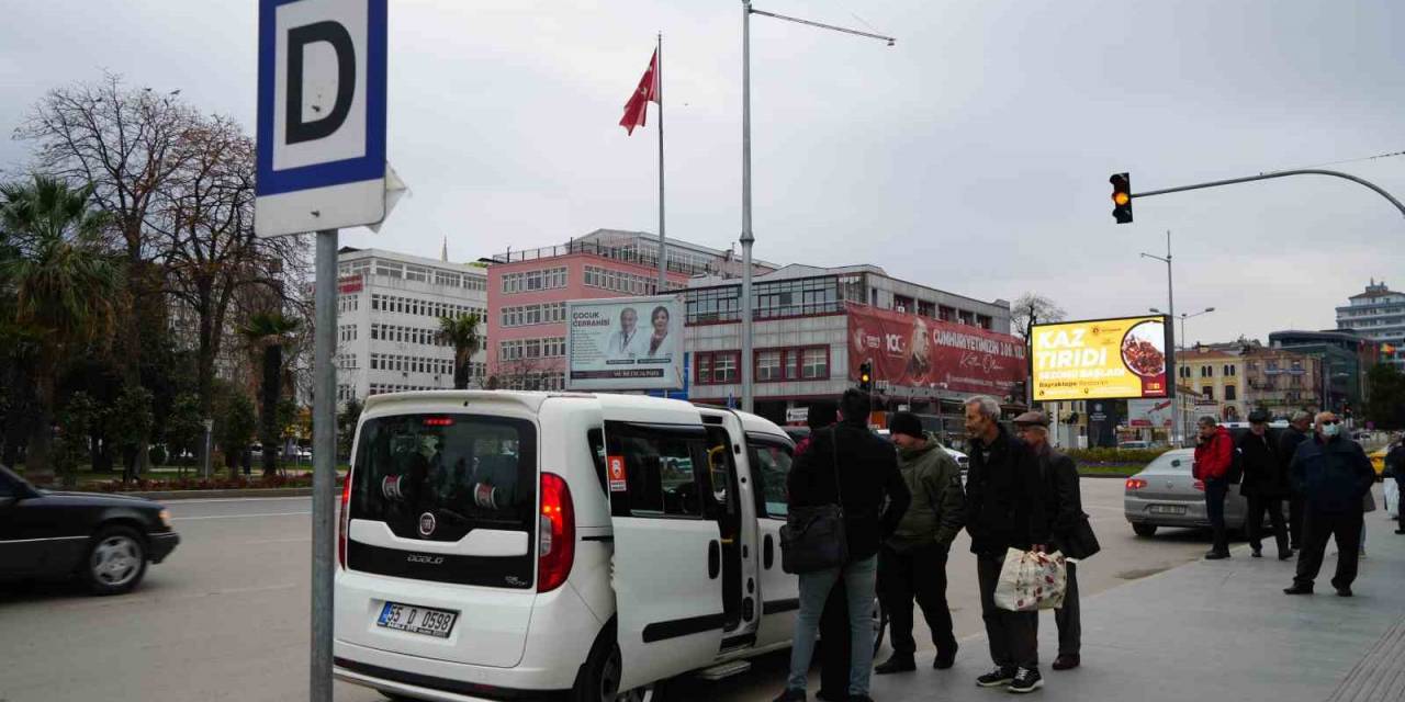 Samsun’da Dolmuşların Zam Talebi