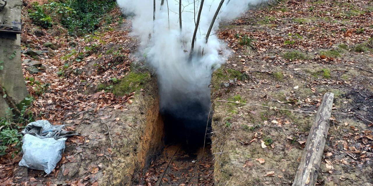 Zonguldak’ta 7 Kaçak Ocak İmha Edildi