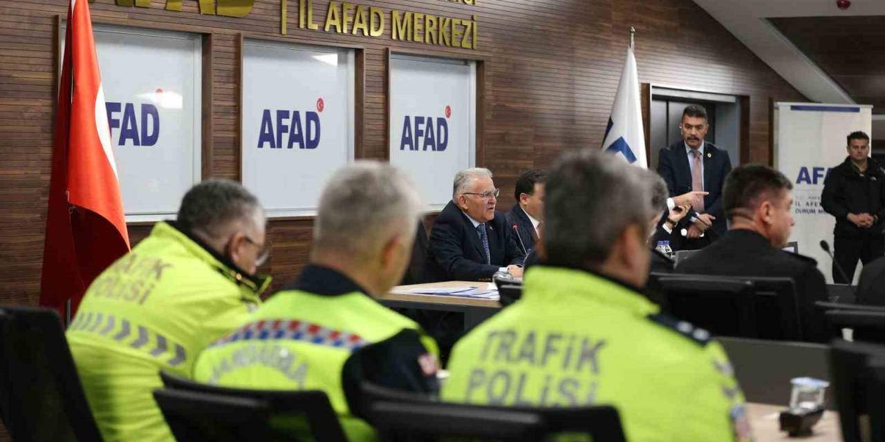 Büyükkılıç, Vali Çiçek Başkanlığında İl Afet Ve Acil Durum Koordinasyon Toplantısı’na Katıldı