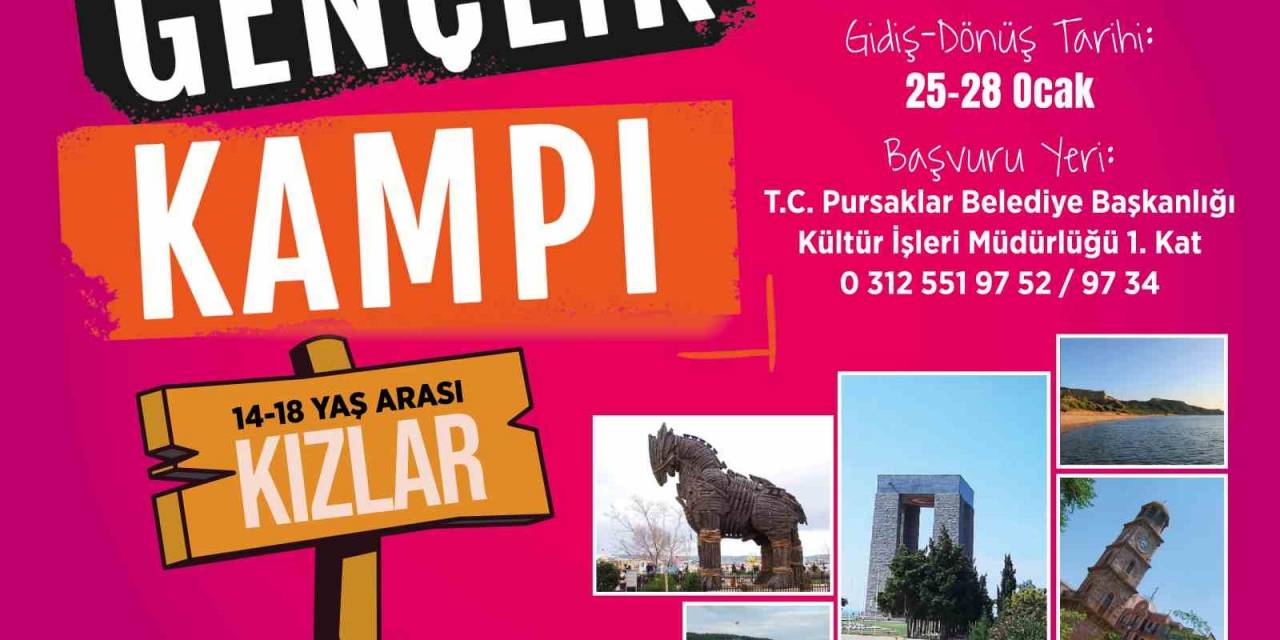 Pursaklar Belediyesi Genç Kızları Eceabat Gençlik Kampı’na Gönderiyor