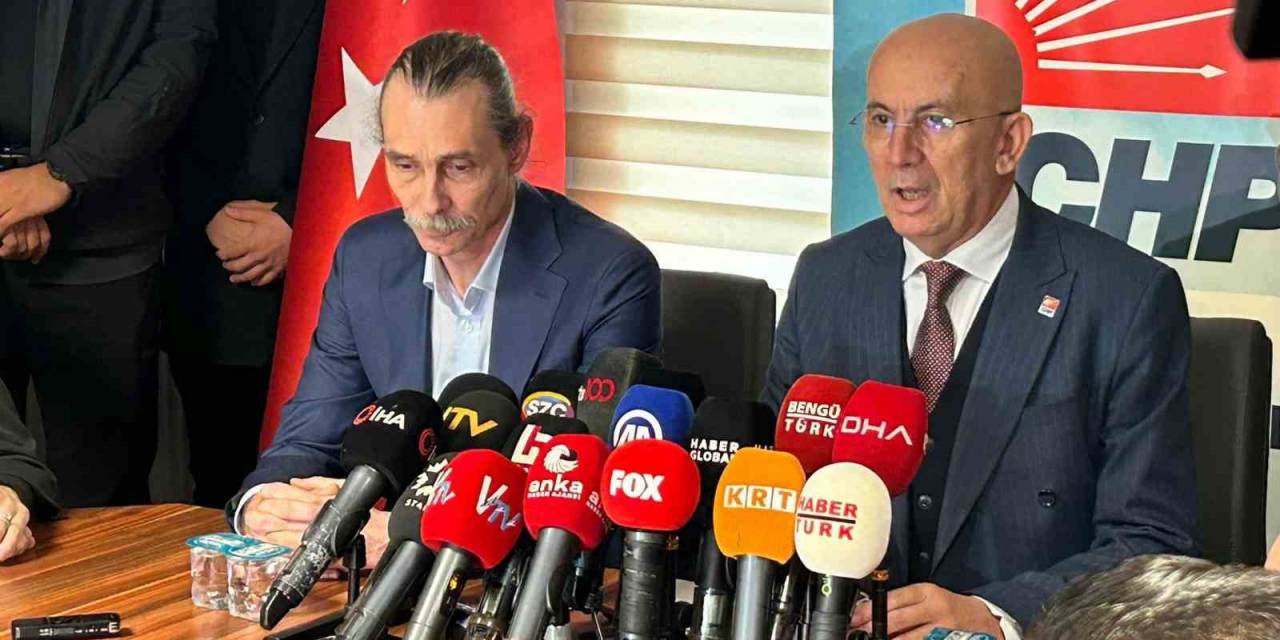 Oyuncu Erdal Beşikçioğlu, Chp Ankara İl Başkanlığını Ziyaret Etti