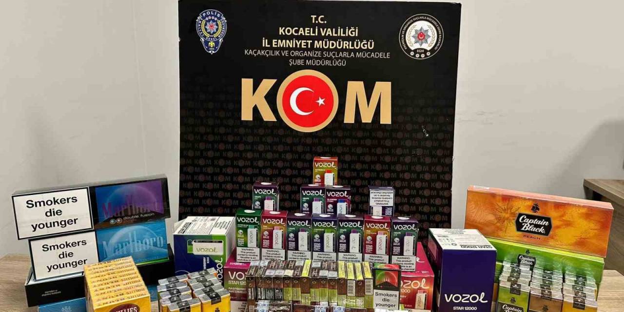 Kocaeli’de 3 İş Yerine Operasyon: 26 Bin Sahte Bandrollü Boş Ve Dolu Makaron Ele Geçirildi