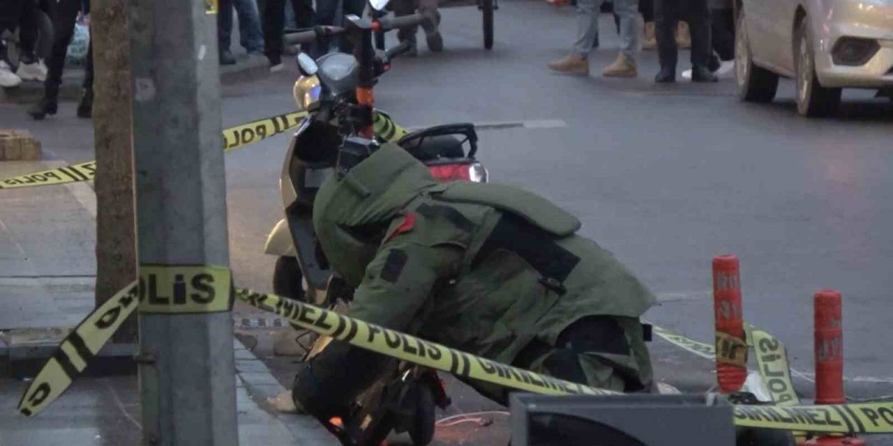 Yalova’da Scooter Üzerine Bırakılan Şüpheli Çanta Fünyeyle Patlatıldı