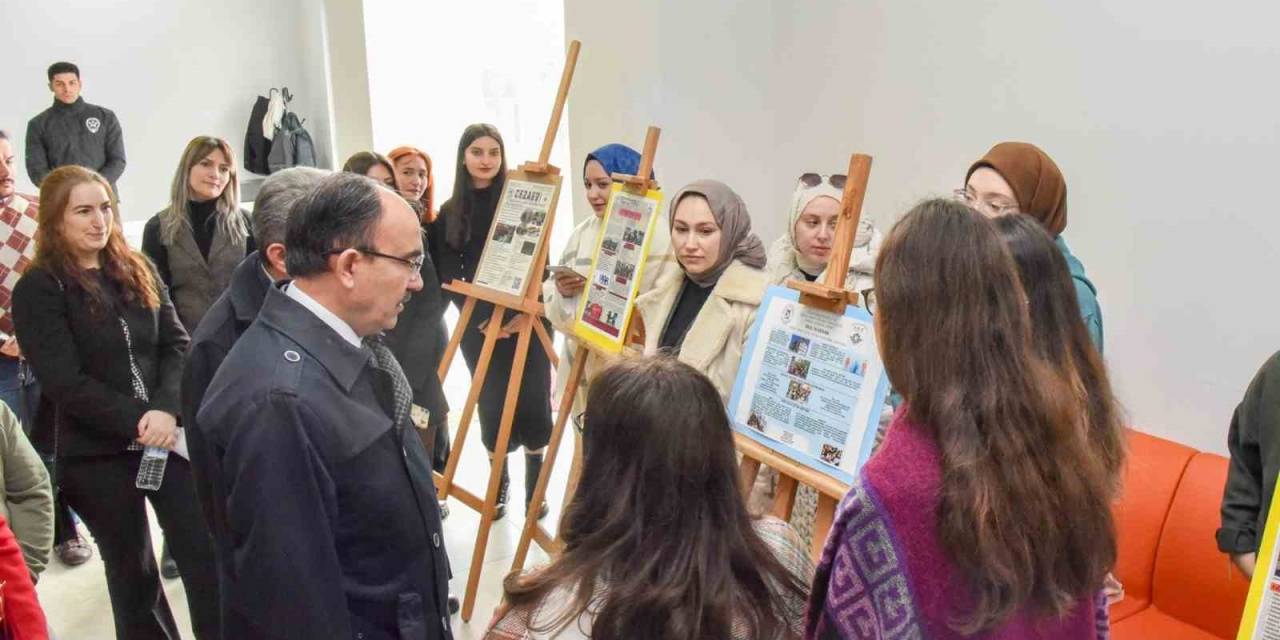Öğrencilerin Sergisi Yeni Döneme Işık Oldu