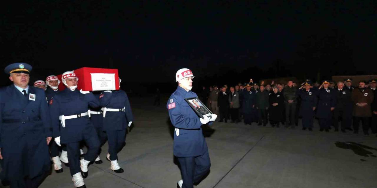 Şehit Muhammed Tunahan Evcin’in Naaşı Eskişehir’e Getirildi