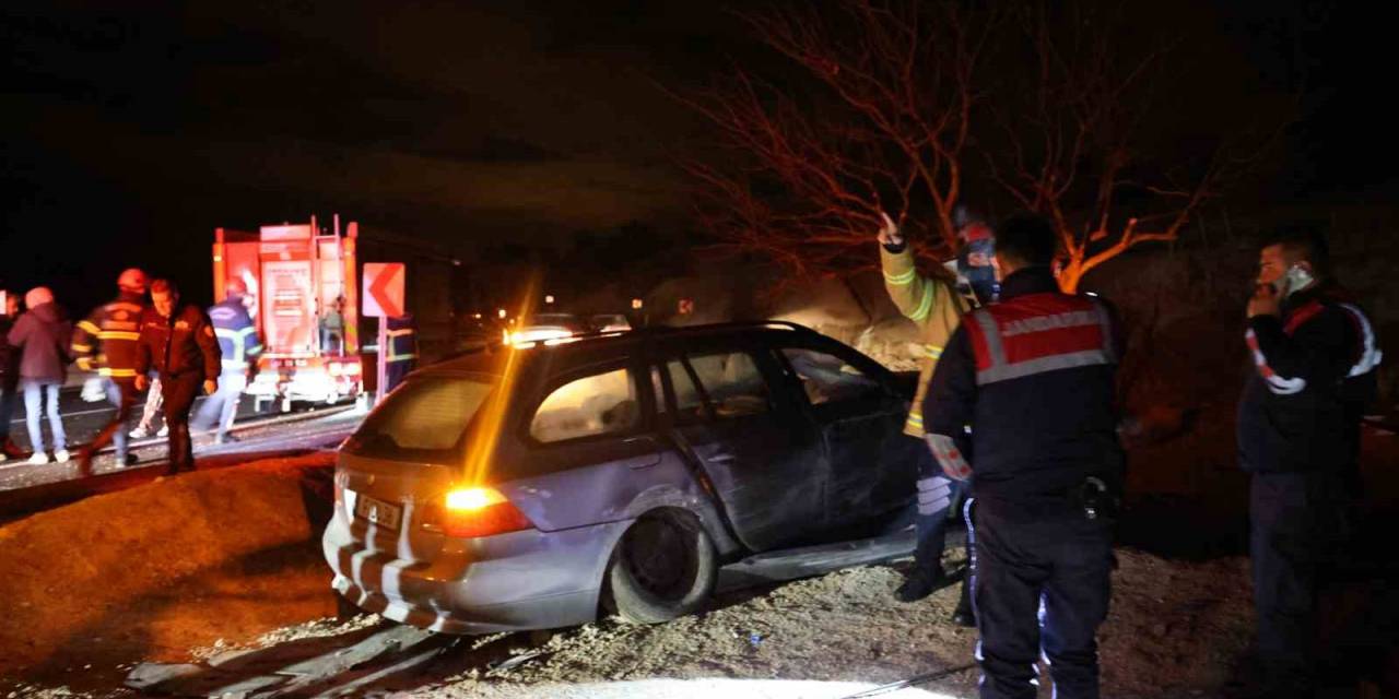 Nevşehir’de Otomobil Şarampole Uçtu: 3 Yaralı