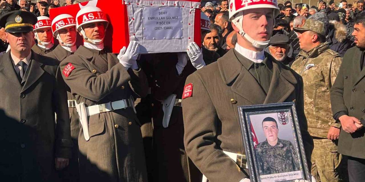 Doğum Gününe 5 Gün Kala Şehit Olan Gülmez, Son Yolculuğuna Uğurlandı