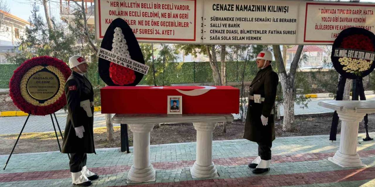 Kıbrıs Gazisi Isparta’da Son Yolculuğuna Uğurlandı
