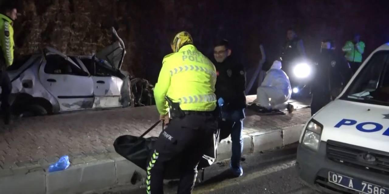 Antalya’da Alkollü Sürücünün Kullandığı Otomobil Takla Attı: 2 Ölü, 2 Yaralı