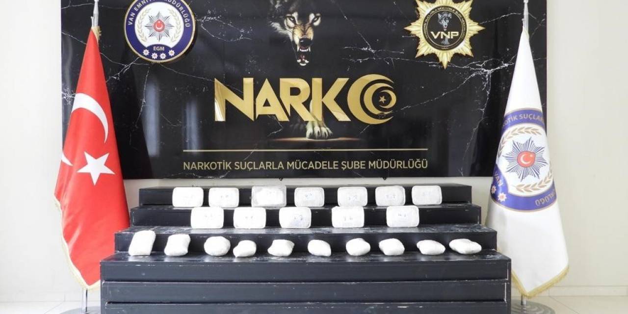 Van’da 12 Kilogram Metamfetamin Ele Geçirildi