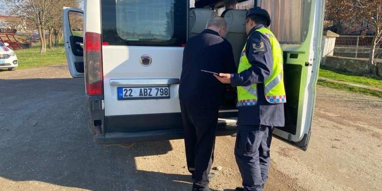 Keşan’da Öğrenci Servislerine Denetleme