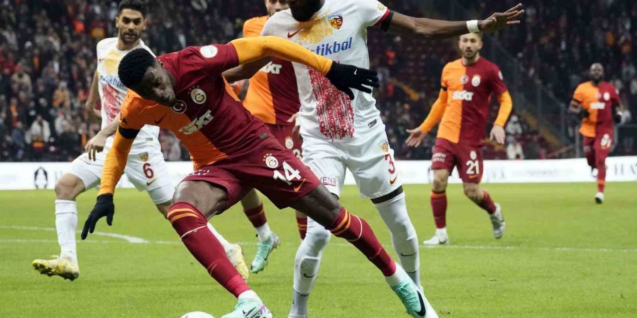 Trendyol Süper Lig: Galatasaray: 2 - Kayserispor: 1 (Maç Sonucu)