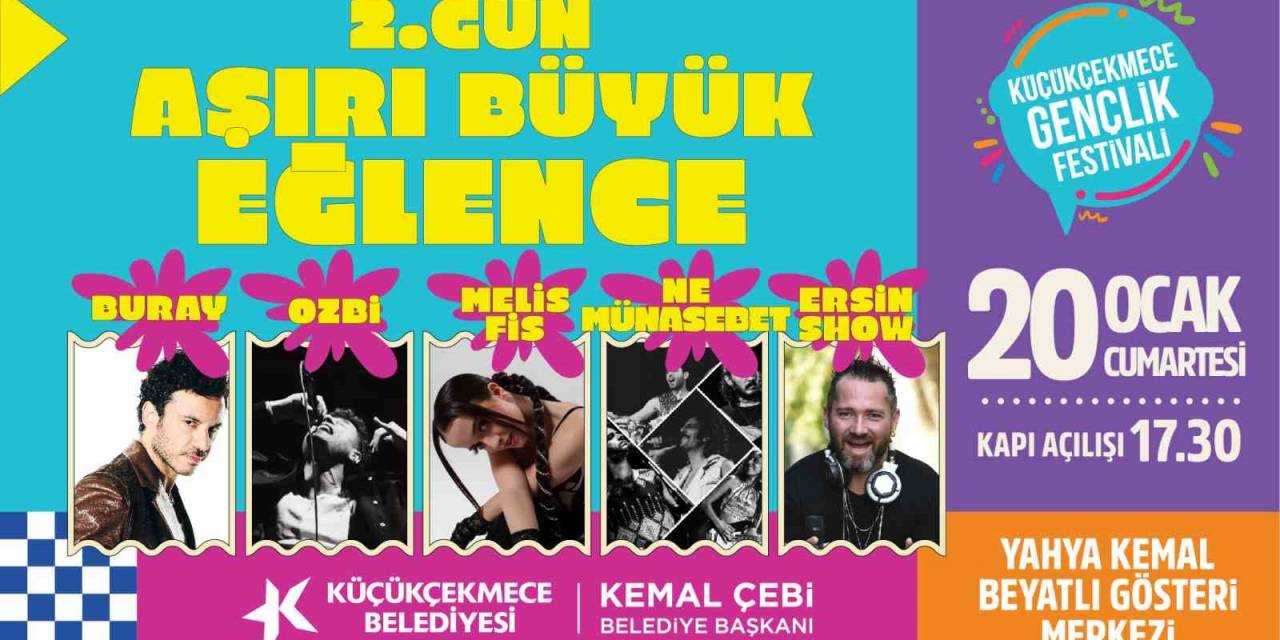 Küçükçekmece’de ‘3. Gençlik Festivali’ İçin Geri Sayım Başladı