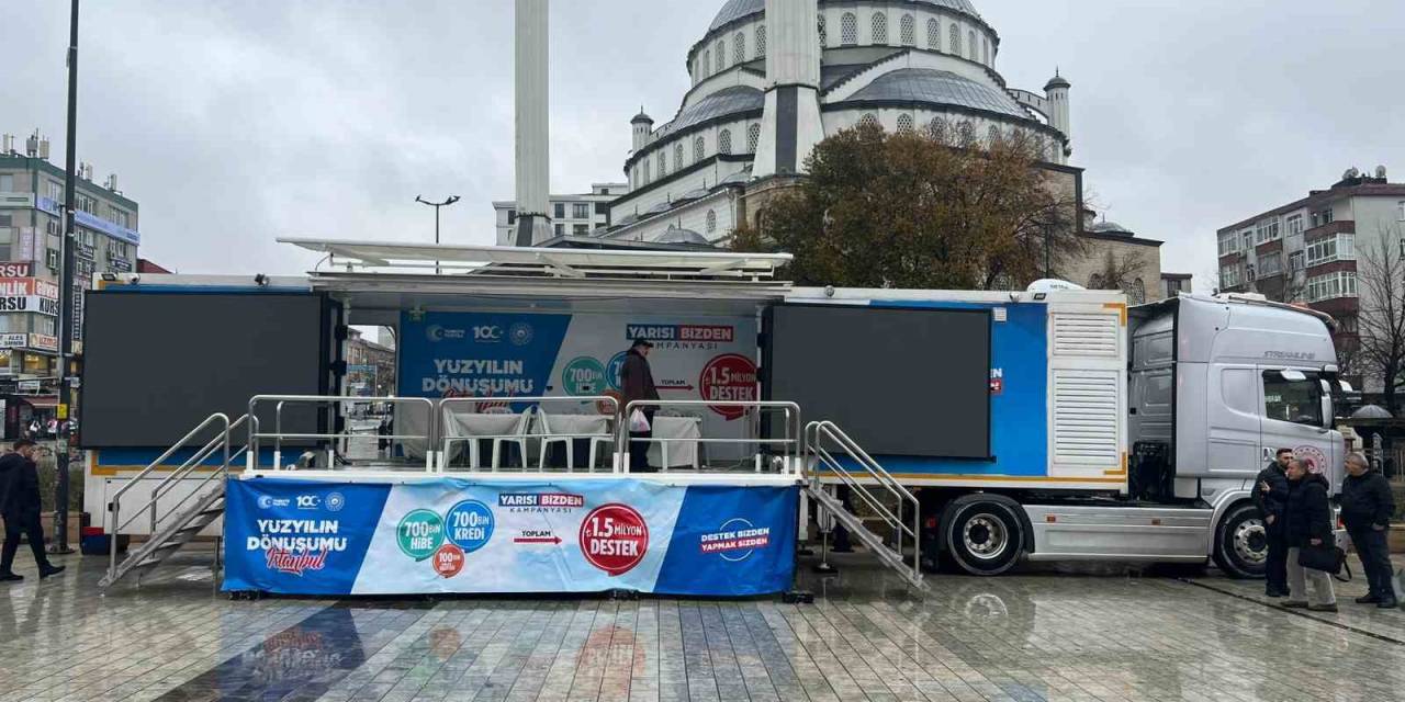 ’yüzyılın Dönüşümü İstanbul’ İçin Bilgilendirme Tırları Yollarda