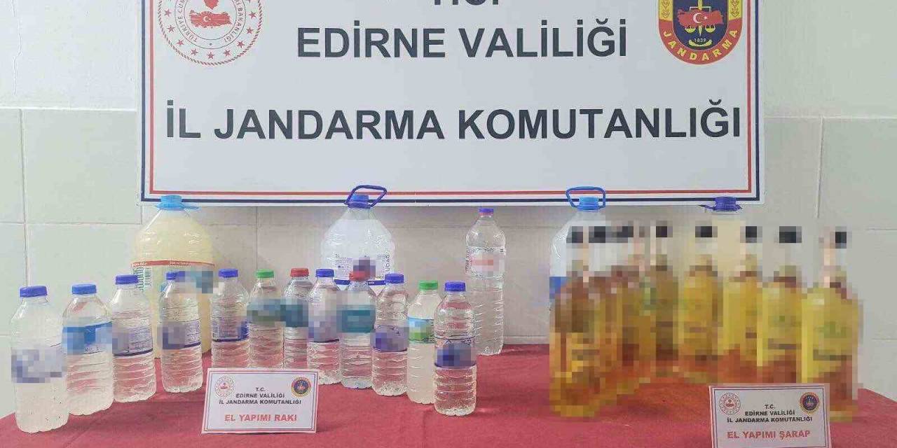 Jandarmadan Kaçak İçki Operasyonu