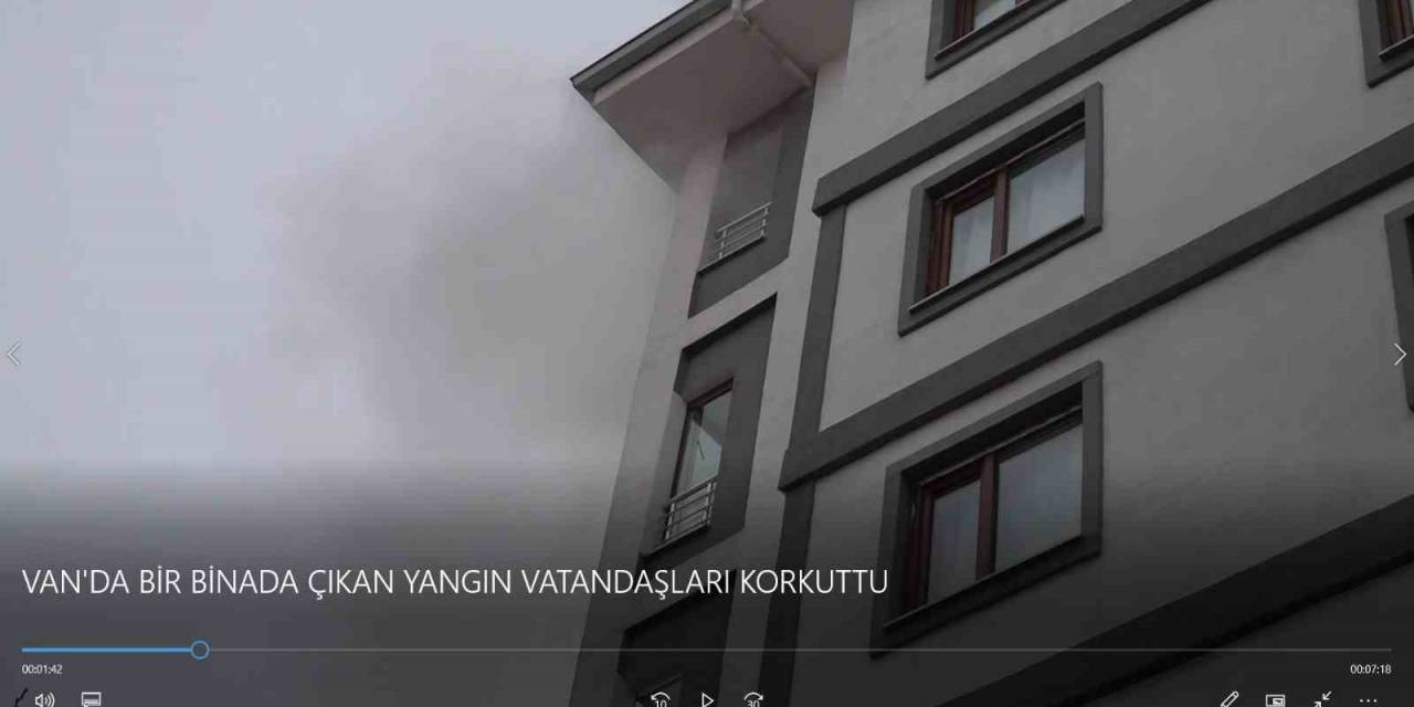 Van’da Korkutan Yangın