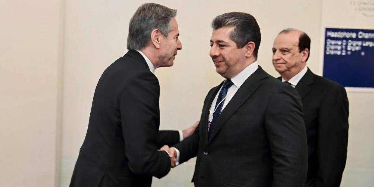 Abd Dışişleri Bakanı Blinken, Ikby Başbakanı Barzani İle Bir Araya Geldi