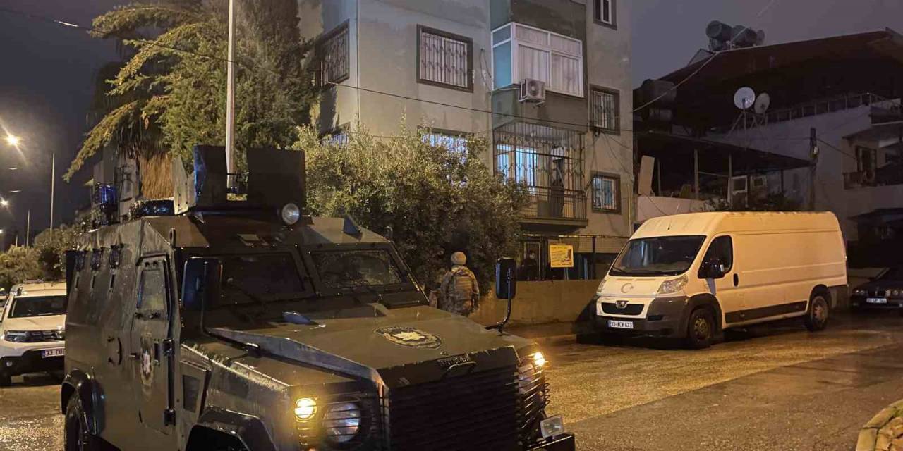 Mersin’de 430 Polisle 54 Torbacıya Şafak Operasyonu