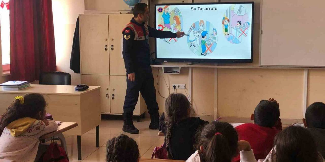Jandarmadan Çocuklara Çevre Bilinci Eğitimi