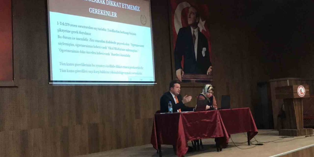 Gediz’de Okul İdarecileri Ve Pdr Öğretmenlerine Bilgilendirme Semineri