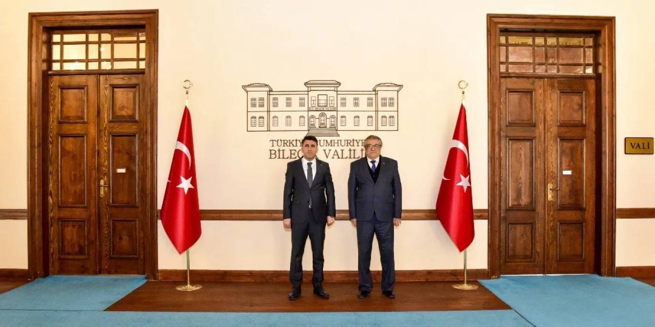 Bilecik’in Yeni Belediye Başkanı Kaya’dan İlk Ziyaret Vali Aygöl’e
