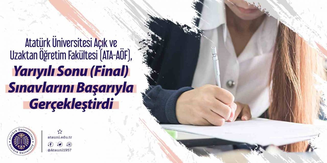 Ata-aöf, Yarıyılı Sonu Sınavlarını Başarıyla Gerçekleştirdi