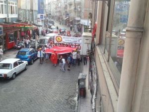 Devrekli Madencilerden Teröre Tepki Yürüyüşü