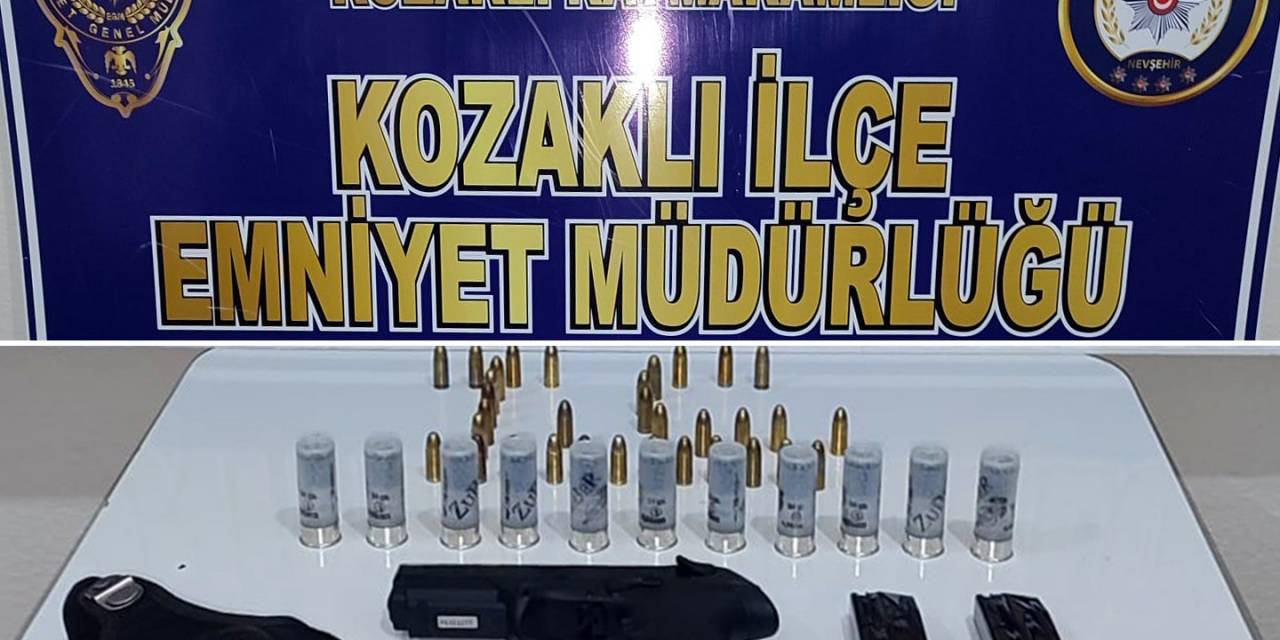Durdurulan Araçtan Silah Çıktı