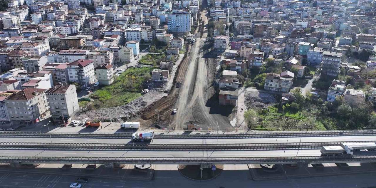 Canik’te Yeni Bulvar Yolu Çalışmaları Hızla Sürüyor