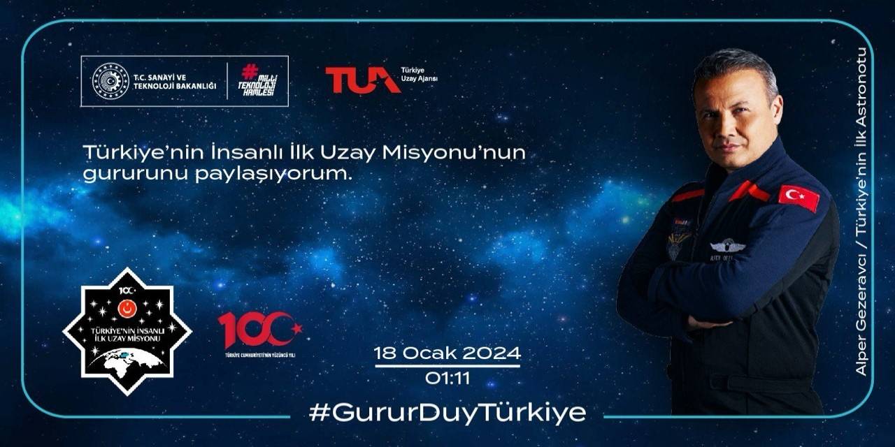 Türkiye’nin İnsanlı İlk Uzay Misyonu İçin Hatıra Bileti
