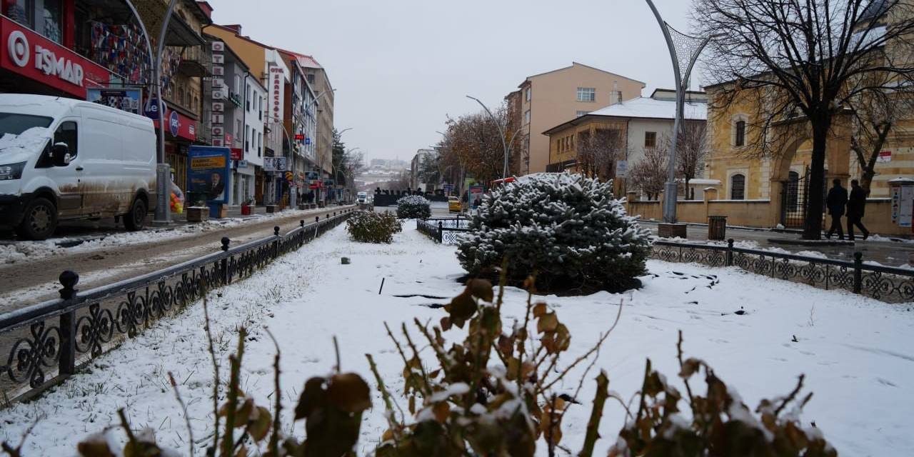 Bayburt’ta Kar Yağışı