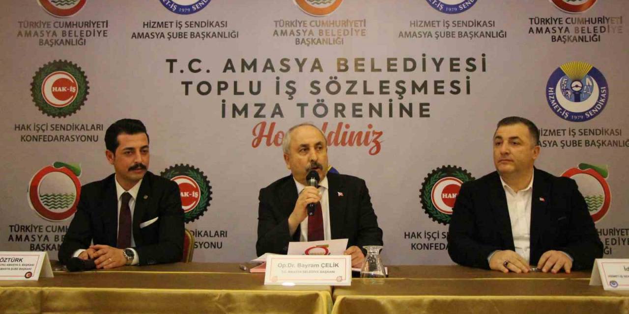 Amasya Belediyesinde İşçi Maaşlarına Yüzde 70 Zam