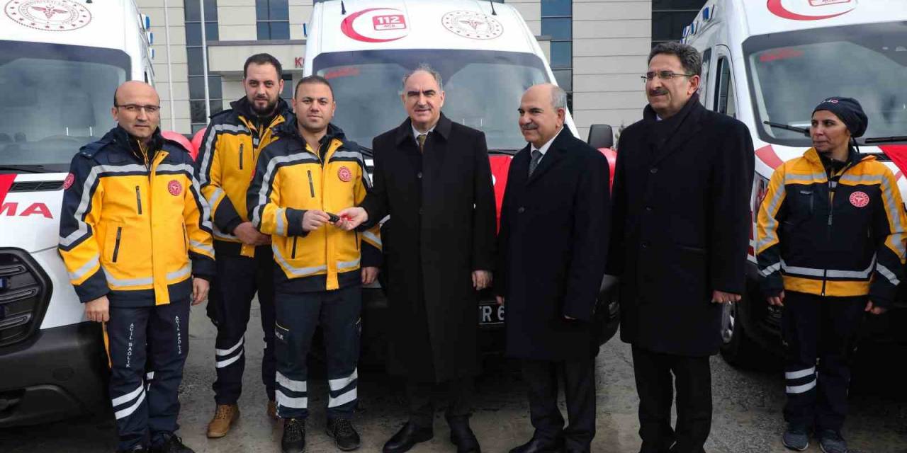 Konya’da 112 Acil Servis Filosuna 7 Ambulans Daha Katıldı