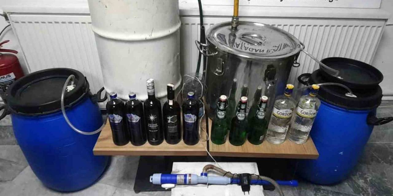 Yatağan’da Kaçak Alkol Üretime Operasyon