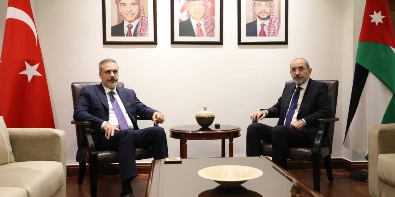 Bakan Fidan, Ürdünlü Mevkidaşı Safadi İle Görüştü