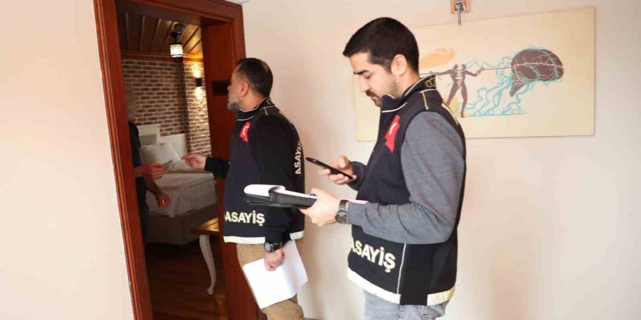 Antalya’da Günübirlik Kiralanan Evlere Eş Zamanlı Denetim