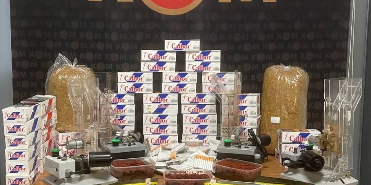 Yalova’da Kaçak Sigara Operasyonu