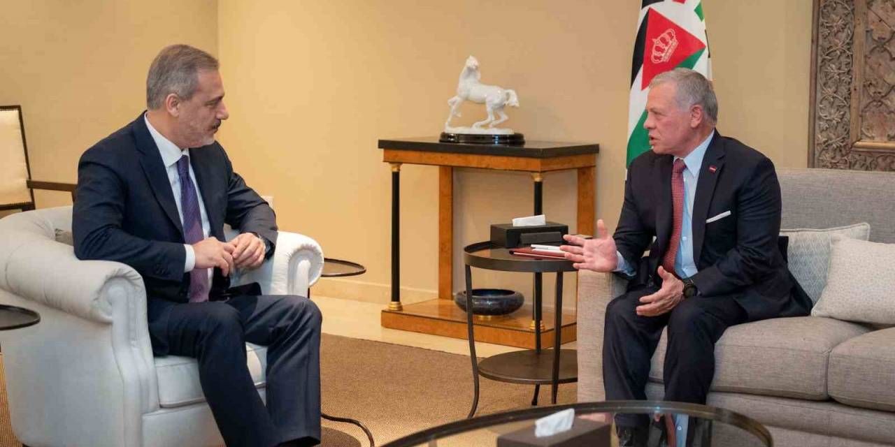 Dışişleri Bakanı Fidan, Ürdün Kralı Iı. Abdullah Tarafından Kabul Edildi