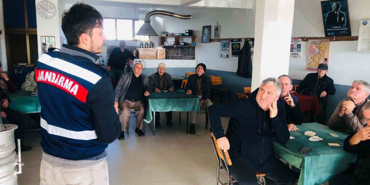 Edirne Jandarması Köylerde Vatandaşları Bilgilendiriyor