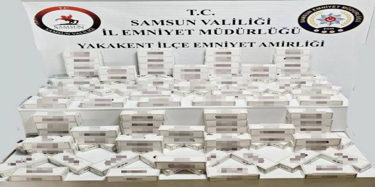 Samsun’da 41 Bin Adet Kaçak Makaron Ele Geçirildi