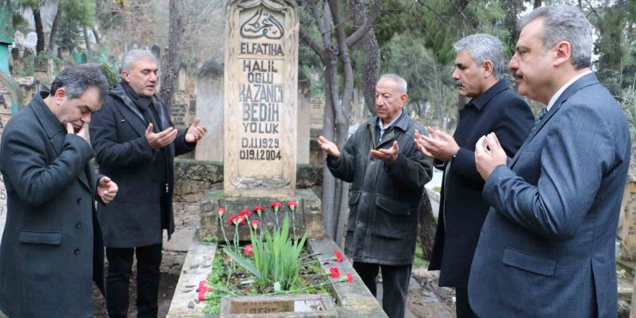 Kazancı Bedih Kabri Başında Dualarla Anıldı