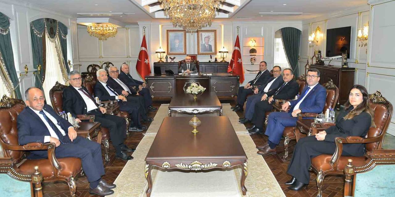 Aydın Ticaret Borsası Yönetimi Adana Valisi Köşger’le Bir Araya Geldi