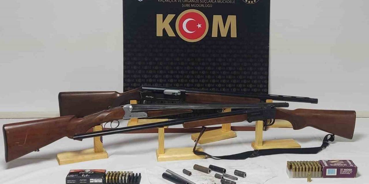 Silah Tamir Atölyesine Yapılan Baskında Çok Sayıda Silah Ele Geçirildi: 2 Gözaltı